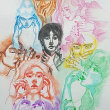 Mi Proyecto del curso: Técnicas de ilustración para desbloquear tu creatividad. Traditional illustration project by Rocio Hervas S. - 04.23.2021
