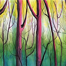 In the forest. Un progetto di Illustrazione tradizionale e Pittura ad acquerello di Alicja Wysokińska - 23.04.2021