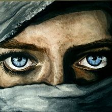 Ooooojos. Watercolor Painting project by tpazlla - 04.22.2021