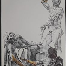 Estudio anatómico con lapicero. Un proyecto de Dibujo anatómico de Jeniffer Rosario - 23.04.2021