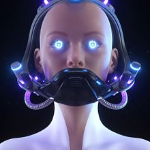 Cyber Woman Octane render By Oscar creativo Ein Projekt aus dem Bereich Design, Traditionelle Illustration, Werbung, 3D, 3-D-Design, Design von 3-D-Figuren, Kunstleitung, Design von Figuren und VFX von Oscar Creativo - 24.04.2021