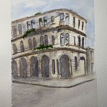 My project in Architectural Sketching with Watercolor and Ink course. Watercolor Painting project by Amy Lagers - 04.24.2021