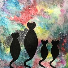 Famille !. Watercolor Painting project by fabienne - 04.24.2021