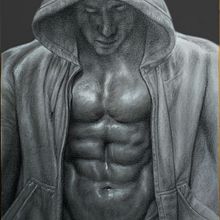 Dibujo al carbón . Fine Arts, Figure Drawing, Artistic Drawing, Realistic Drawing, and Naturalistic Illustration project by Miguel Angel Flores Flores - 04.24.2021
