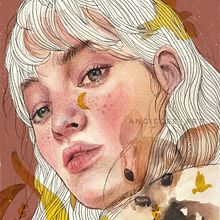 Deer Me . % Stefanny Angie tarafından hazırlanan Dijital Bo, ama, Güzel sanatlar, Geleneksel illüstras, on, Tablo, Sulubo, Ve a Resim projesi - 04.18.2021