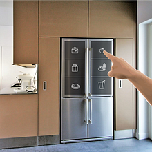 The Fridge. New interfaces for the future appliances . % Giuseppe Del Frassino tarafından hazırlanan UX / UI, Ürün Tasarımı, Ve Etkileşimli Tasarım projesi - 02.19.2021