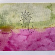 hand into the sky. Un proyecto de Pintura a la acuarela de Birgit K - 24.04.2021
