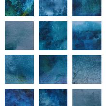 The Ocean Blue. Un progetto di Pittura ad acquerello di Cedar Horton - 01.06.2015