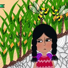 En mi pueblo. Children's Illustration project by Liliana Barrera Pérez - 04.24.2021