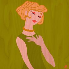The Great Gatsby: Character Illustration. Un proyecto de Diseño de personajes, Ilustración digital e Ilustración tradicional de Maria Cristina Iliescu - 24.04.2021