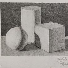 Learning the basic - artistic drawing . Drawing project by Ana T Vargas Frutos - 04.24.2021