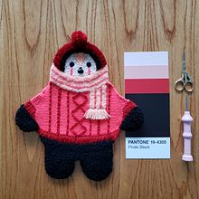 Muñeco Invierno. Un progetto di Artigianato, Ricamo e Character design di Carolina Bello - 07.08.2020