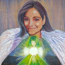 Elsa iluminada. Fine Arts project by Liliana Quintero - 04.24.2021