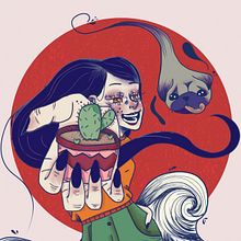 Mi Proyecto del curso: Ilustración de personajes dinámicos . Un proyecto de Ilustración tradicional de jessica_navaarro - 24.04.2021