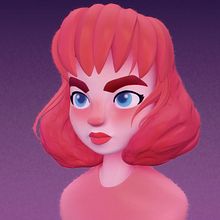 Pink Girl. Un projet de 3D, Conception de personnages 3D , et Modélisation 3D de Andrés Rafael - 24.04.2021