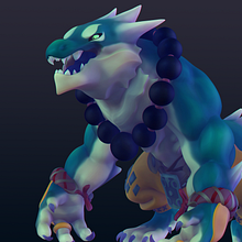 Lizardfolk. Un projet de 3D, Conception de personnages 3D , et Modélisation 3D de Andrés Rafael - 24.04.2021