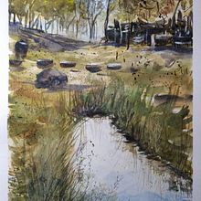 Mi Proyecto del curso:  Paisajes naturales en acuarela. Un proyecto de Pintura a la acuarela de Adriana Tiralongo - 24.04.2021