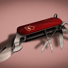 Swiss Knife. Product Design, Sketchbook, Design, Sketching, and Drawing project by Leonardo Yáñez - 03.23.2021