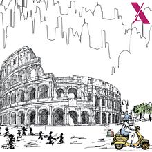 italy illustration. Un proyecto de Ilustración arquitectónica, Ilustración digital, Ilustración tradicional, Arquitectura interior, Interiorismo y Diseño de interiores de Yasmina - 29.01.2020