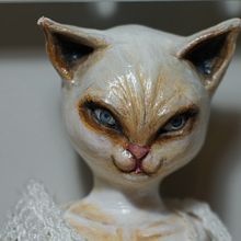 Kitty the Cat, Clay Doll. Art To, and s project by Danusia - 04.24.2021