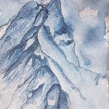 Montagnes Ein Projekt aus dem Bereich Aquarellmalerei von Lorenzo Milo - 24.04.2021