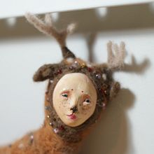 My dear Deer, Felt doll. Art To, and s project by Danusia - 04.24.2021