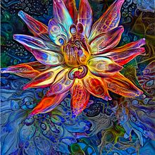 Hall of Flowers. Digital Painting, and Video project by Sheila Asato - 01.06.2021