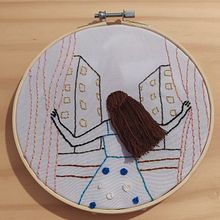 Mi Proyecto del curso: Técnicas de bordado para crear peinados con volumen. Un proyecto de Bordado de Paula Vanoli Dubra - 24.04.2021