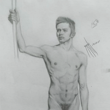 My project in Realistic Human Figure Drawing course. Un proyecto de Dibujo artístico de Sarah Paiva - 25.04.2021