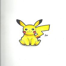 pikachu de pokemon. Un progetto di Disegno, Disegno a matita, Illustrazione tradizionale e Illustrazione con inchiostro di omar chirinos - 25.04.2021