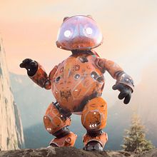 Bot cat By Oscar creativo Ein Projekt aus dem Bereich 3D, 3-D-Animation, 3-D-Modellierung, Design von 3-D-Figuren, 3-D-Design, Traditionelle Illustration, Werbung, Animation, Animation von Figuren und Kreativität von Oscar Creativo - 25.04.2021