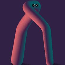 3D Monster. 3D, and Digital Illustration project by Arianna Montilla - 04.25.2021