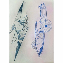 Mi Proyecto del curso: Tatuaje para principiantes. Tattoo Design, Design, Traditional illustration, and Sketching project by Andres Chavez - 04.24.2021