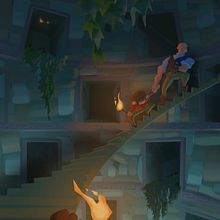 The lost temple . Un projet de Illustration jeunesse, Illustration numérique, Peinture numérique, Stor , et telling de lemoel.kevin - 25.04.2021