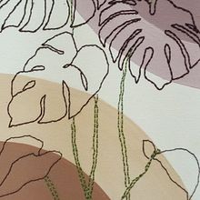 1. Pintura con técnica de acrílico en lienzo con bordado. Projekt z dziedziny  Haft, Malarstwo akr i lowe użytkownika Sory "Julanch Creaciones " - 17.04.2021