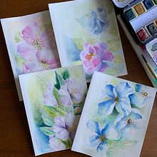 Ilustraciones en acuarela. Un progetto di Pittura ad acquerello di Lia Mancini - 25.04.2021