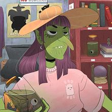 Witch . % Sebastian Serna Muñoz tarafından hazırlanan Geleneksel illüstras, on, Karakter Tasarımı, Tablo, Çizim, Dijital İllüstras, Ve on projesi - 04.25.2021