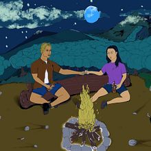 CAMP'S FRIENDS. Traditional illustration, and Digital Illustration project by Julián Alberto Hernández Aranzazu - 09.24.2020