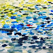 Me, swim in the Crowd . Een project van  Artistieke tekening y Aquarelschilderen van Wing Yen Yip - 25.04.2021