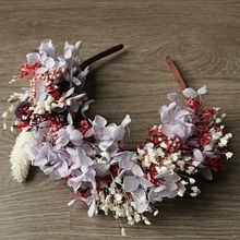 My project in Floral Headpiece: Using Flowers to Create Accessories course. Un proyecto de Diseño de complementos y Artesanía de alexandra.britvina - 23.04.2021