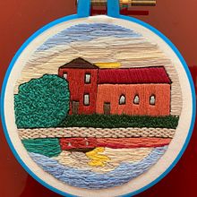 House by the water - Pattern by Kseniia Guseva. Un progetto di Ricamo di Felicia - 25.04.2021