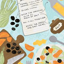 My project in Illustrated Recipes: Making Delicious Art course. Traditional illustration, and Vector Illustration project by Vyoma Haldipur - 03.27.2021