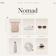 Nomad: diseño UI . Graphic Design, and UX / UI project by miriamsanz23 - 05.09.2021