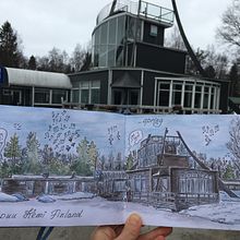 My project in Urban Sketching: Express Your World in a New Perspective course. Un proyecto de Ilustración tradicional, Pintura, Bocetado, Stor, telling y Sketchbook de Maria Maksakova - 25.04.2021