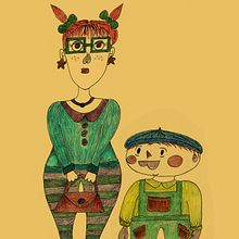 Mi Proyecto del curso: Fábrica de personajes ilustrados. Ilustração tradicional projeto de Mili - 25.04.2021