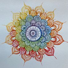 Mandalas. Watercolor Painting project by Sea Phong - 04.19.2021
