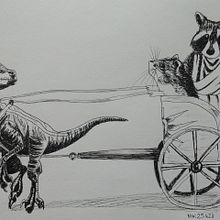 Mi Proyecto del curso: Ilustración surrealista con rotuladores. Traditional illustration project by Mayka Muñoz Ruiz - 04.25.2021