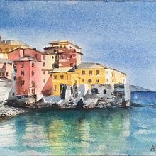 My project in Urban Landscapes in Watercolor course. Un proyecto de Pintura a la acuarela de la_cunna - 25.04.2021