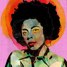 Mi Proyecto del curso: Retrato vectorial con texturas manuales . Ilustrasi Digital & Ilustrasi Vektor proyek oleh Carlos Cantero Real - 04.25.2021