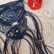 My project in Macramé Jewelry course. Accessor, and Design project by Renáta Kováčová - 04.25.2021